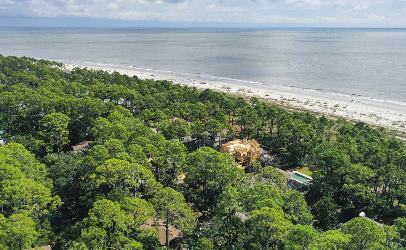 Aerial View from Above Home