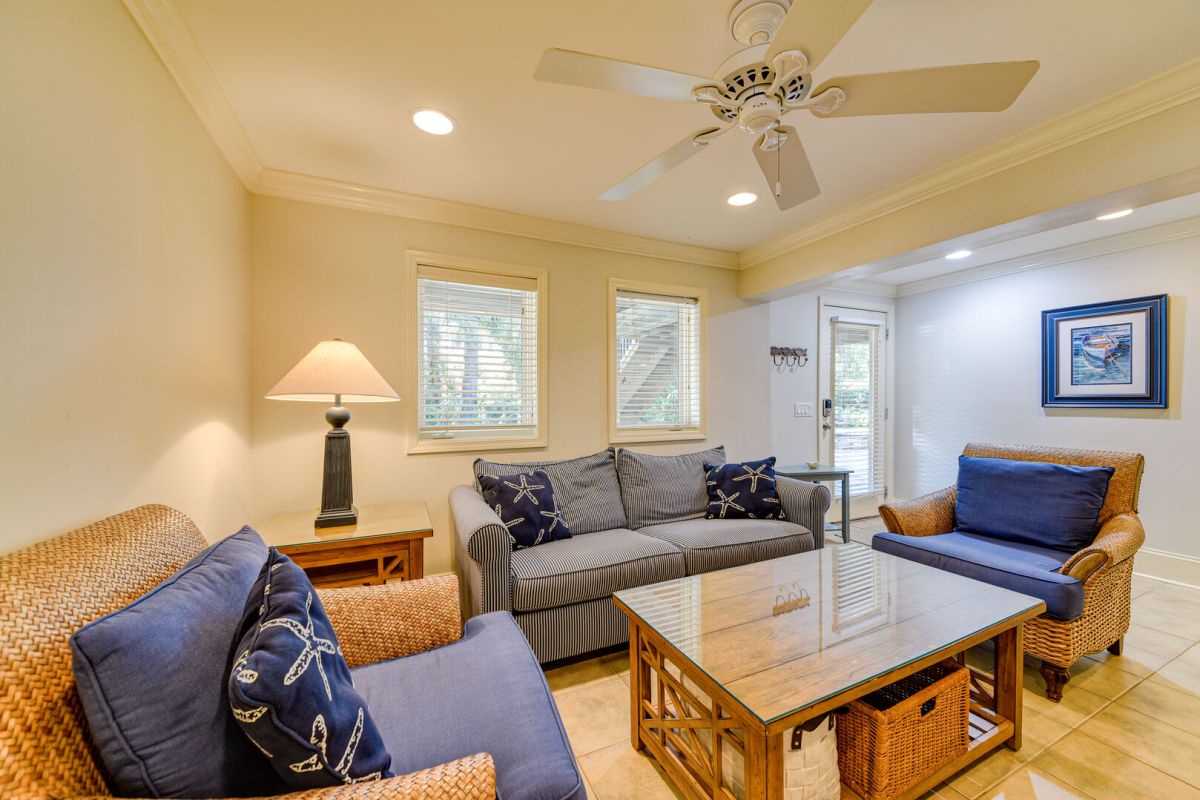 First Floor Den with Sleeper Sofa