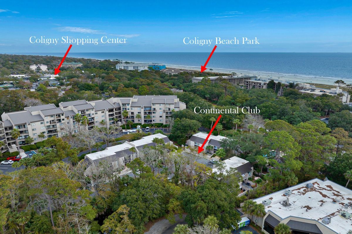 Aerial of Continental Club