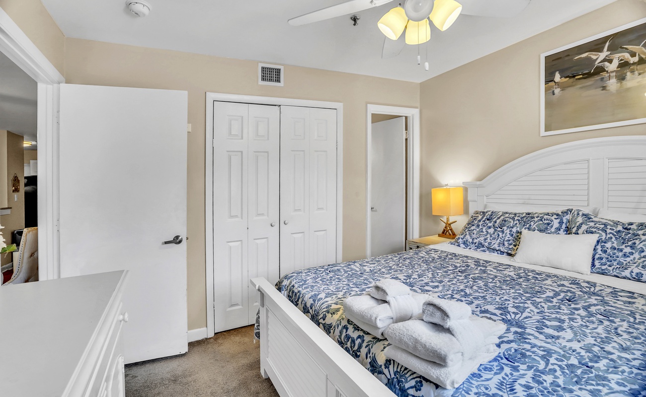 Primary Bedroom with King Bed and En-Suite Bathroom