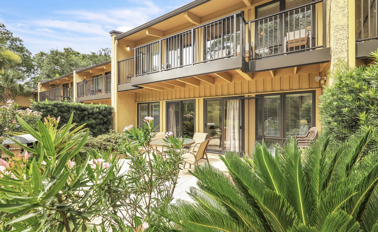 Private Patio with Access to Community Pool and Short Walk to Beach