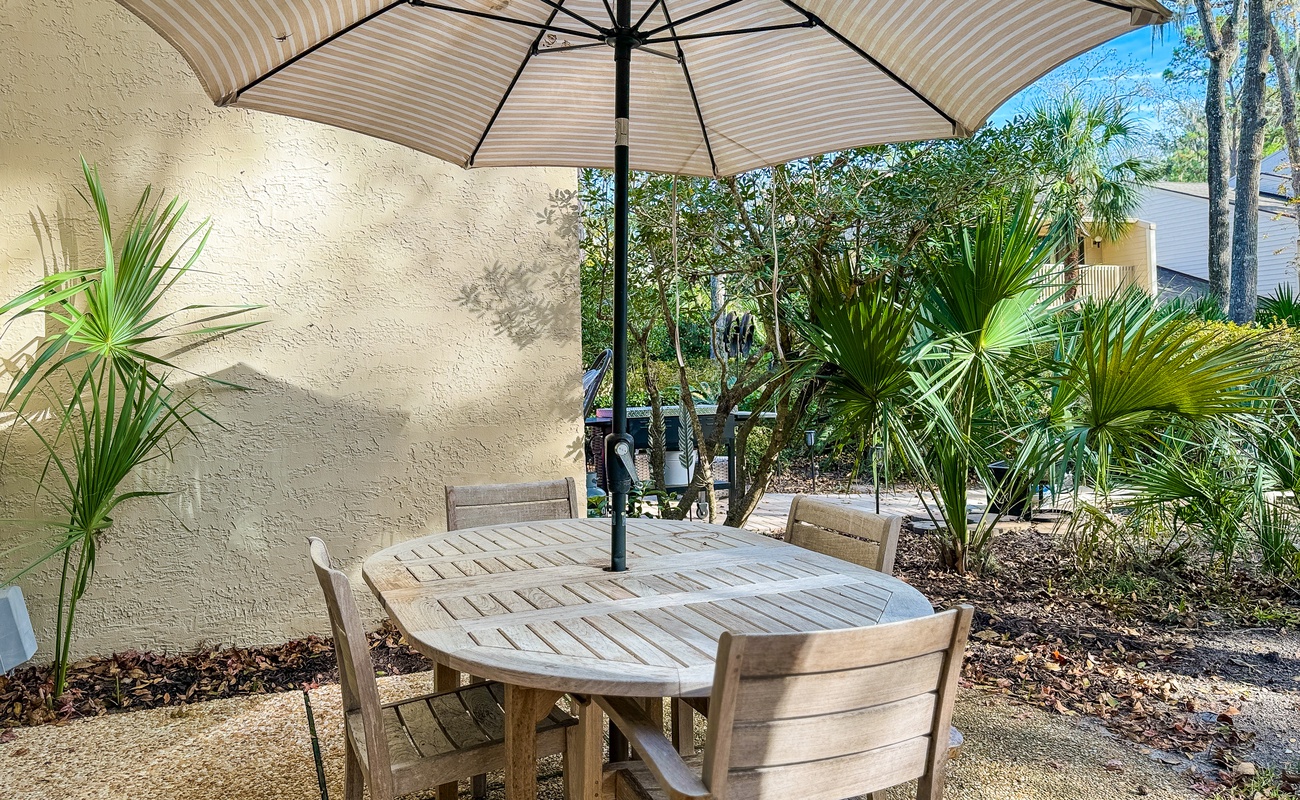 Outdoor Living Space with Grill