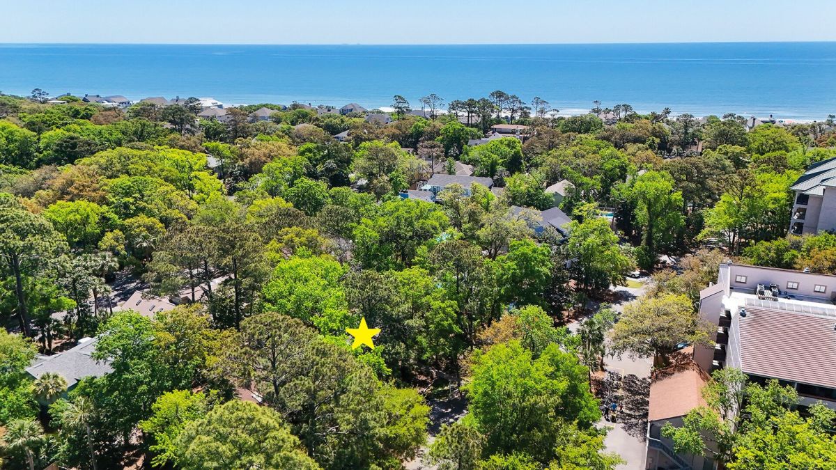 Aerial View Above Home