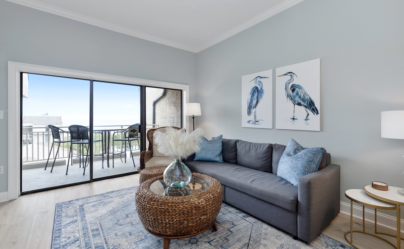 Living Area with Large Patio