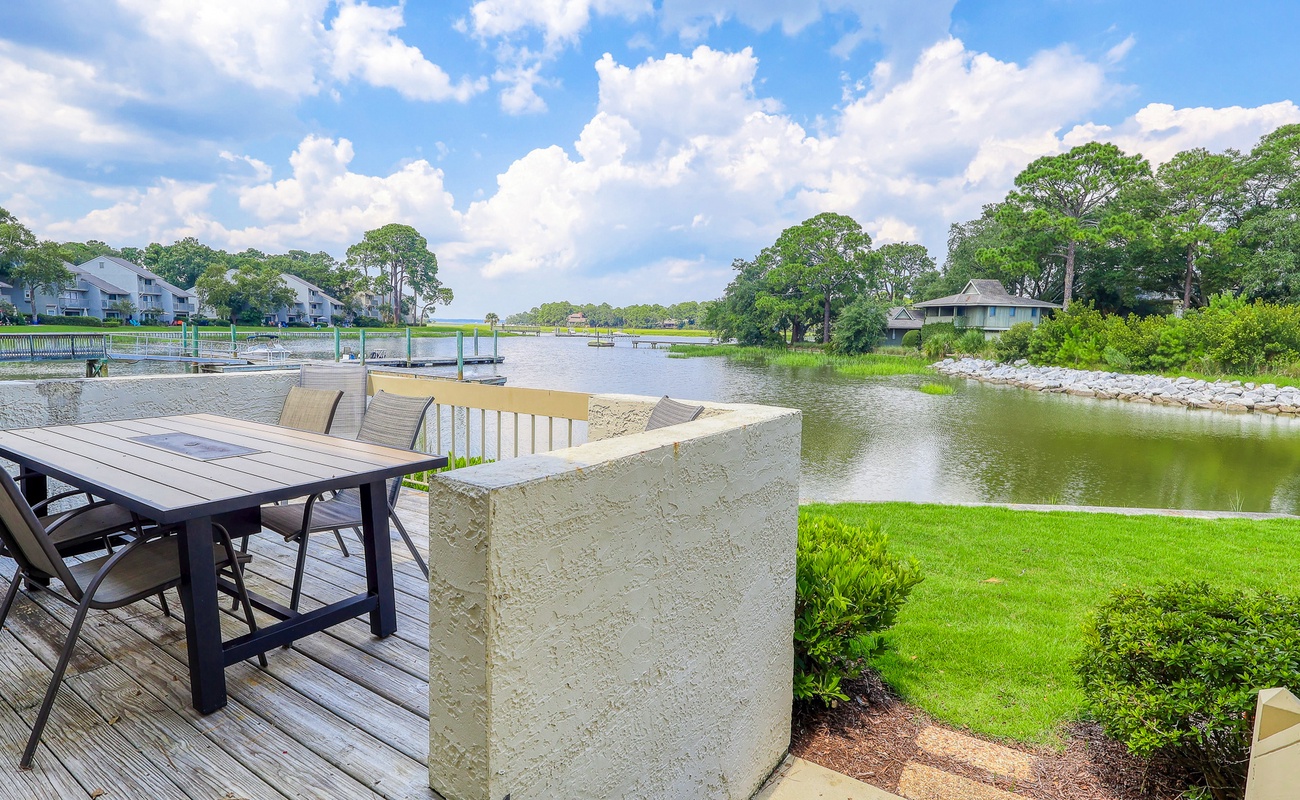 Deck and Access to Private Dock