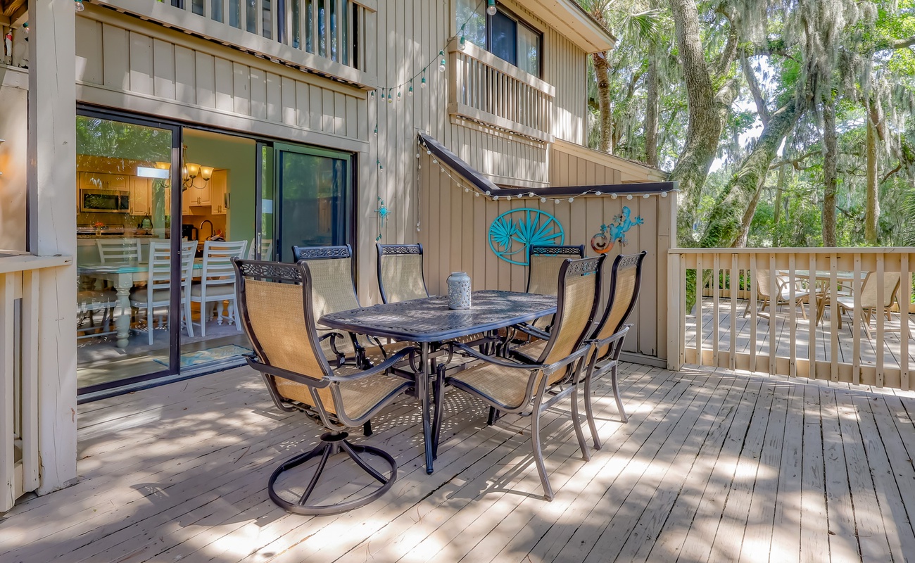 Deck with Access to Private Grill Area