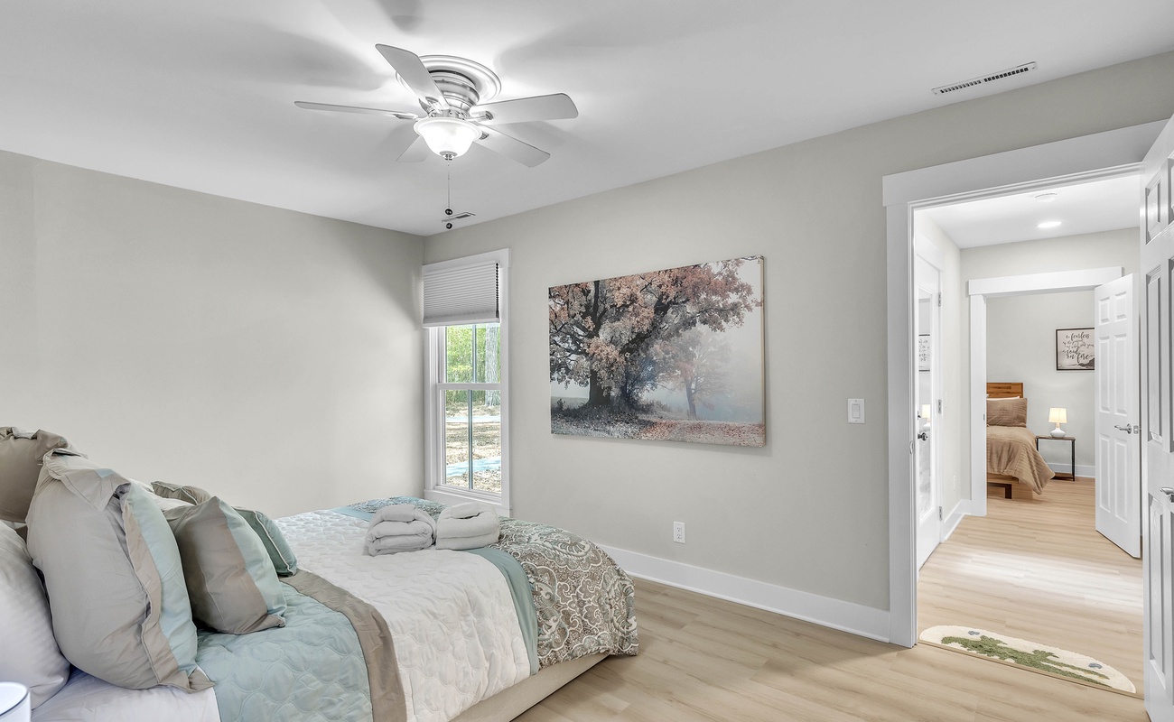 Guest Bedroom with Queen & Trundle Bed