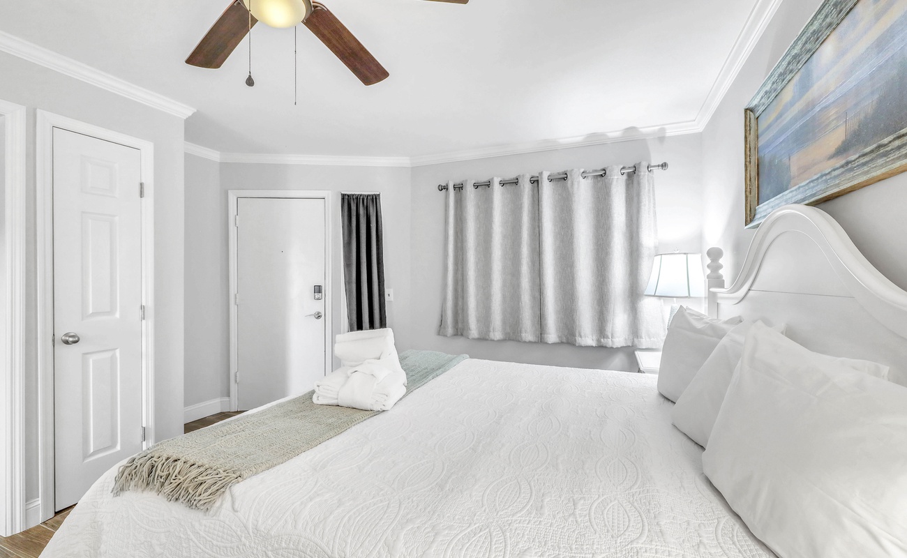 Primary Suite with King Bed (Entrance to Villa)