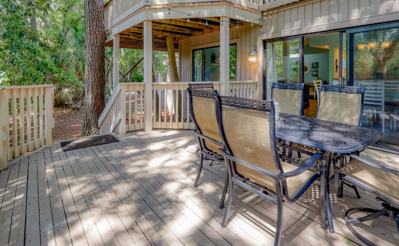 Deck with Access to Private Grill Area