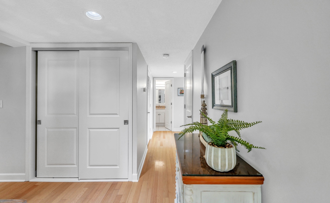 Hallway to Bathrooms