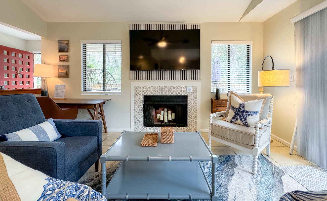 Living Area with Large Wrap Around Balcony