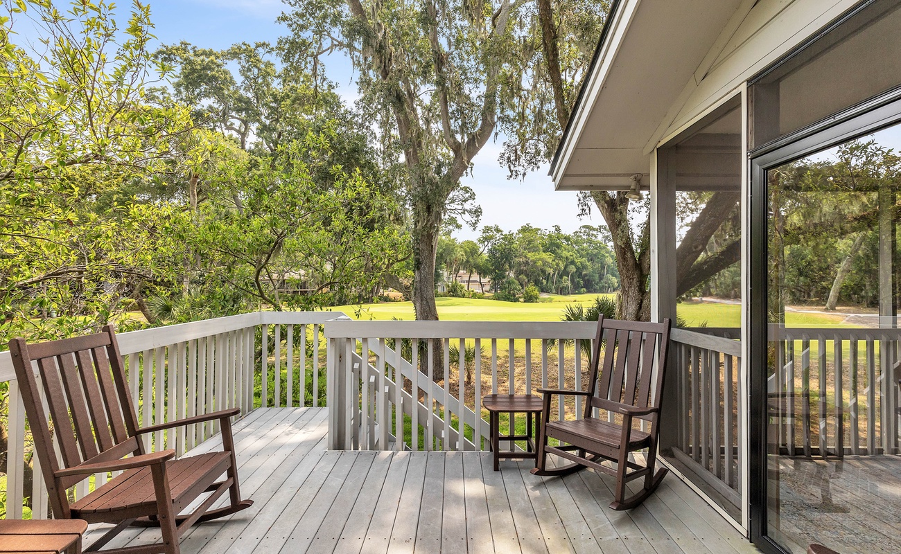 Large Deck with Golf Course Views