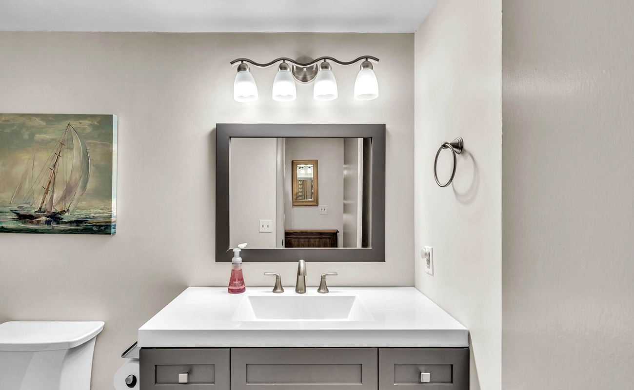 Laundry and Guest Bathroom at Entrance