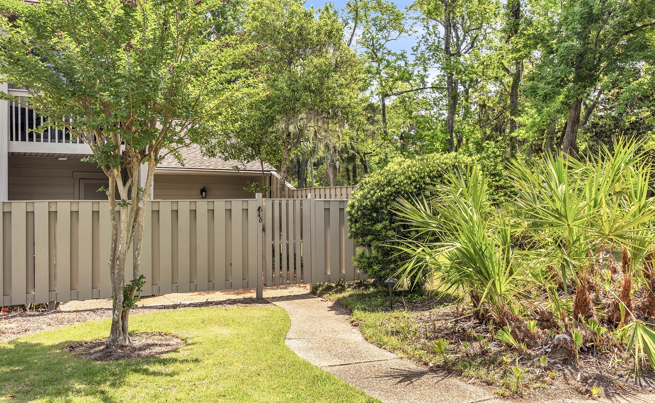 Exterior Entrance into Villa