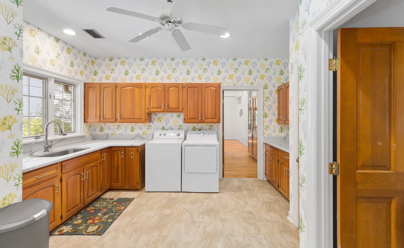 Laundry Room Off of Kitchen