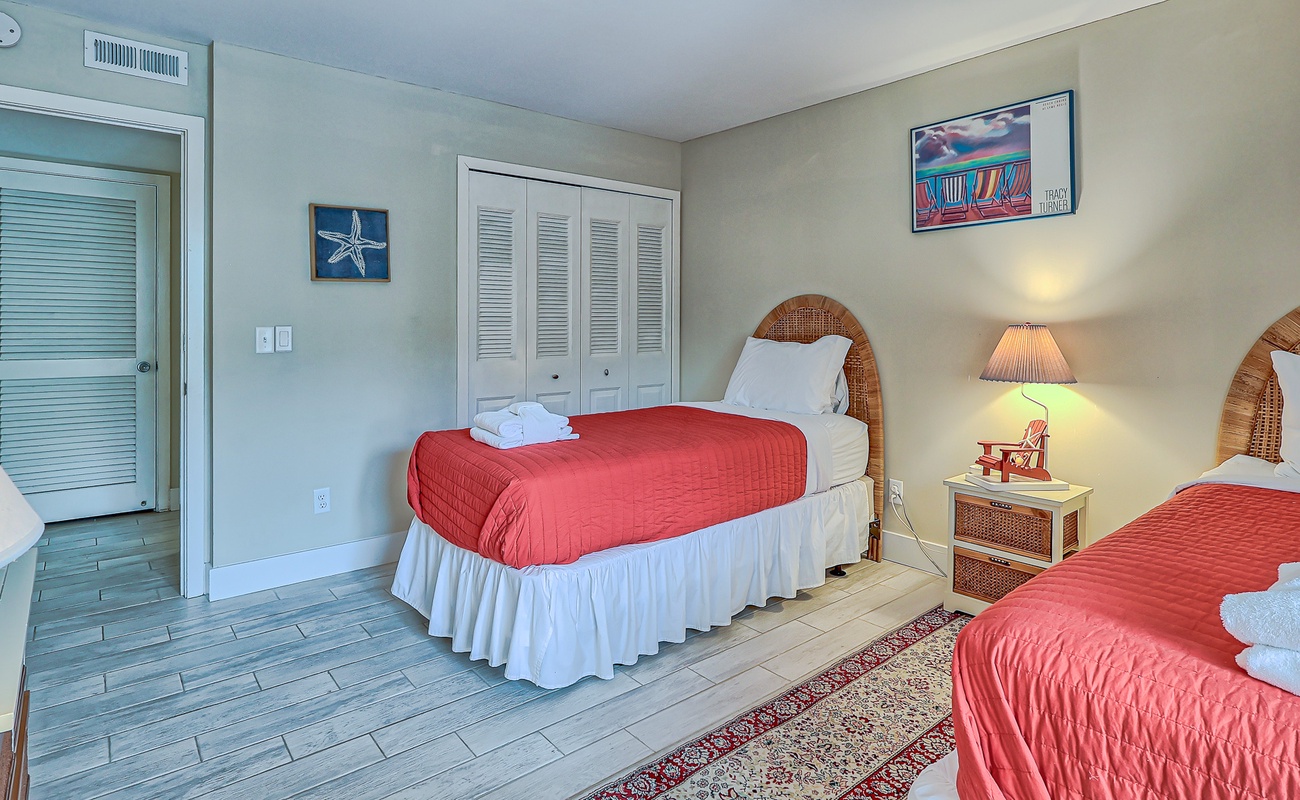 Guest Bedroom with Two Twins