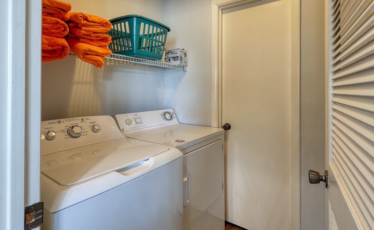 Laundry Closet Off of Kitchen