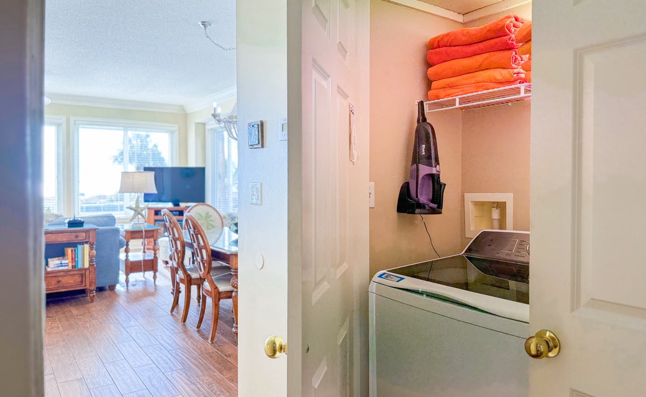 Entry Hall with Laundry Closet