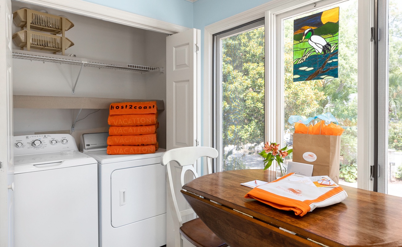 Breakfast Nook and Laundry Off of Kitchen