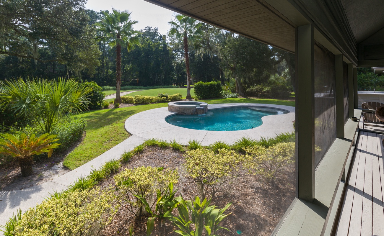 Covered Patio and Pool