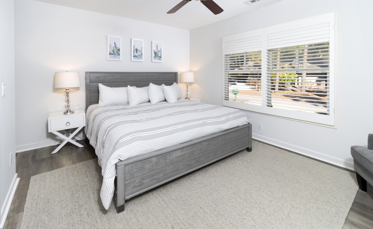 Downstairs Bedroom with King Bed