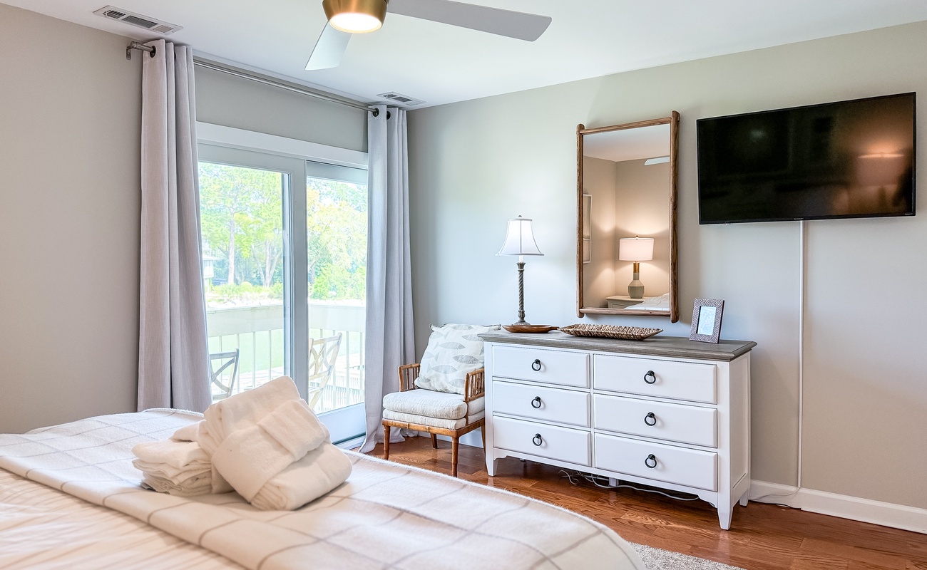 Primary Suite with Balcony & Lagoon Views