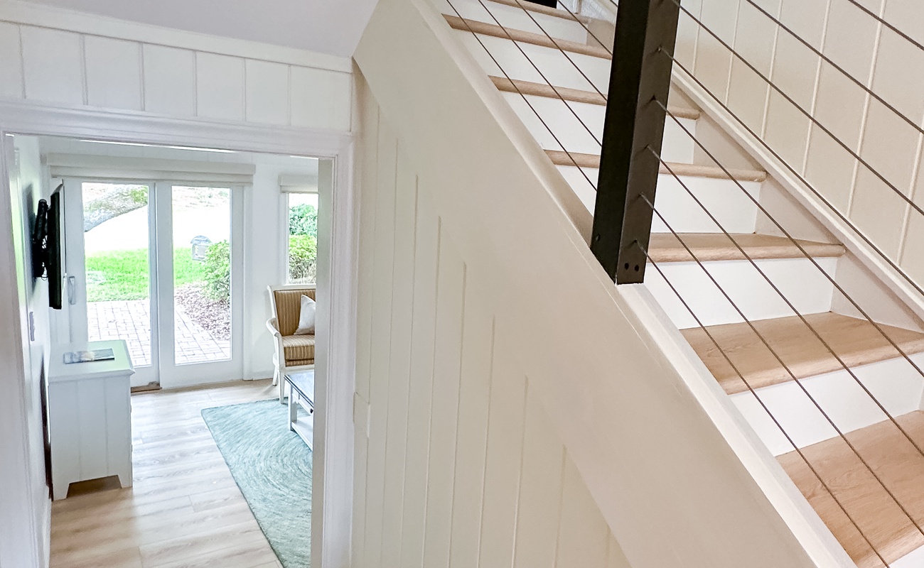 Stairs To Downstairs Den and Guest Room