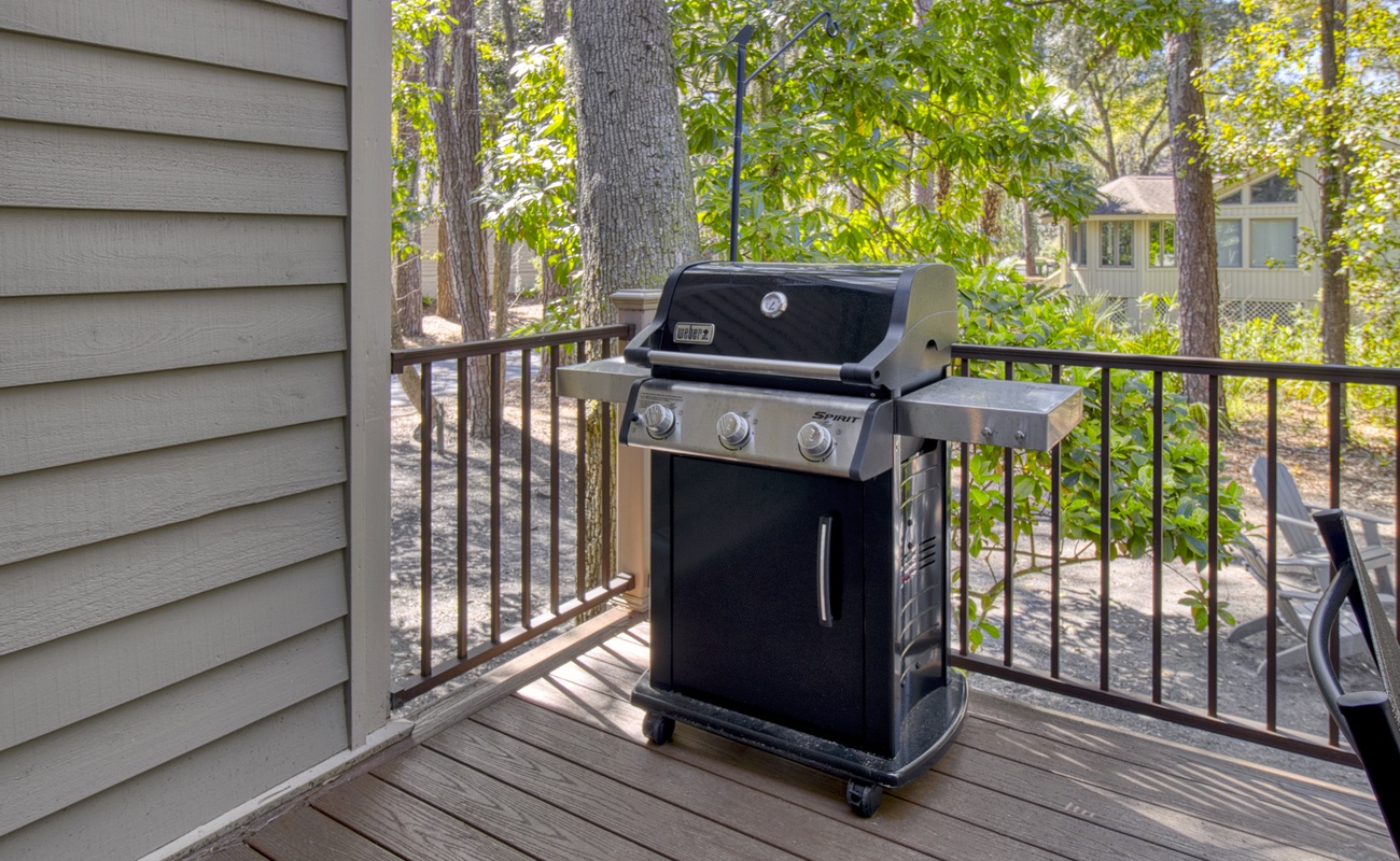 Grill on Back Porch