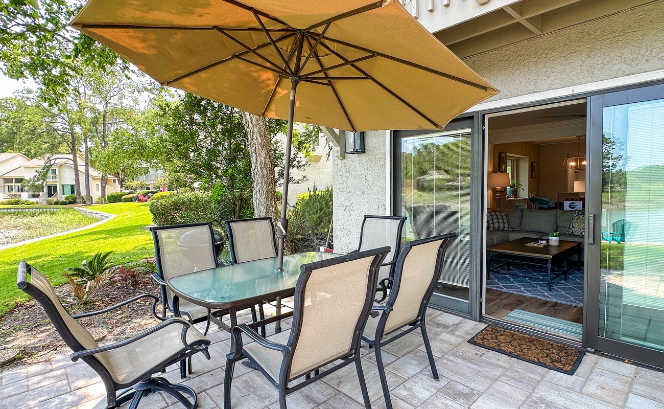 Patio with Lagoon View