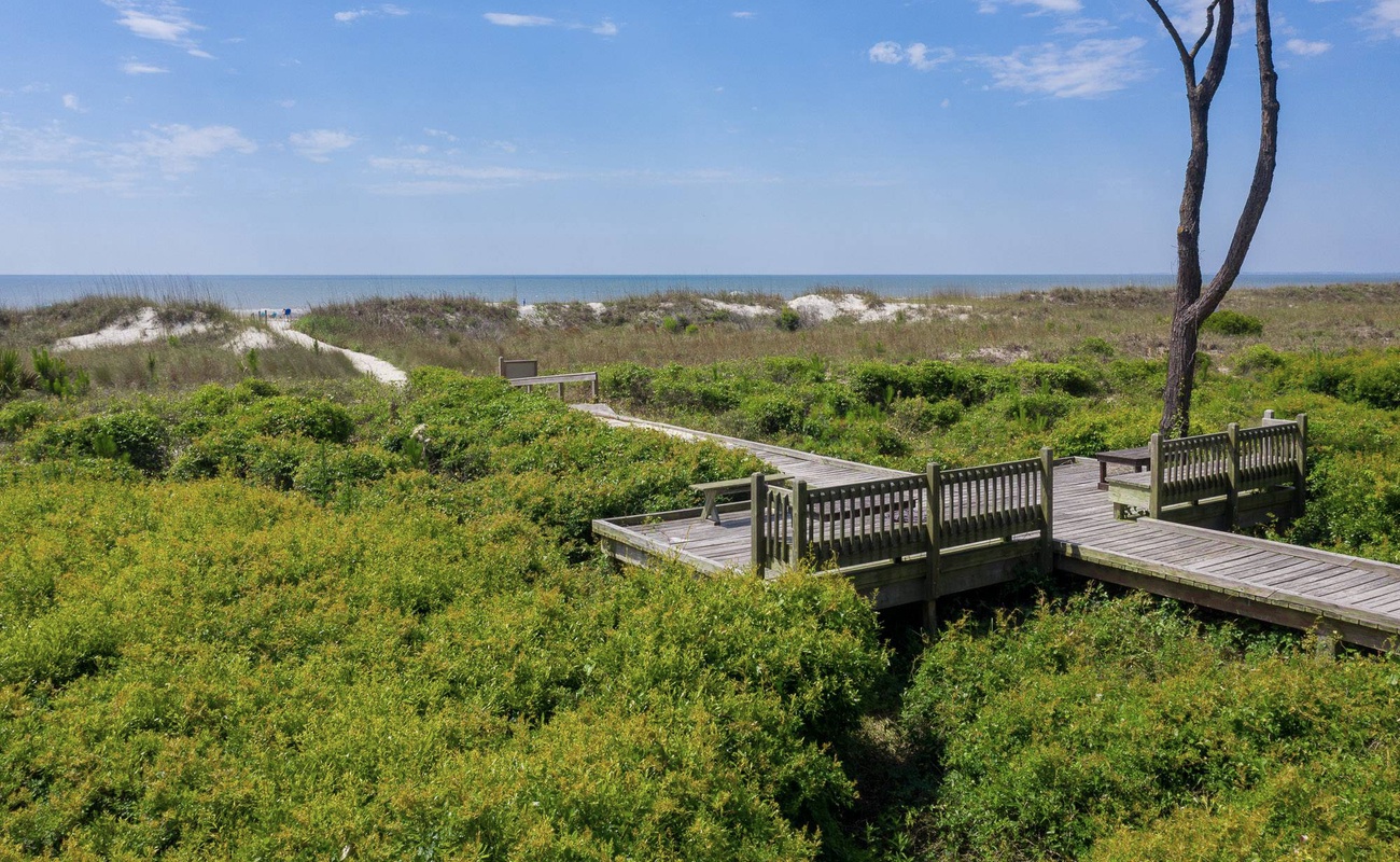 Private Ocean Club Beach Path