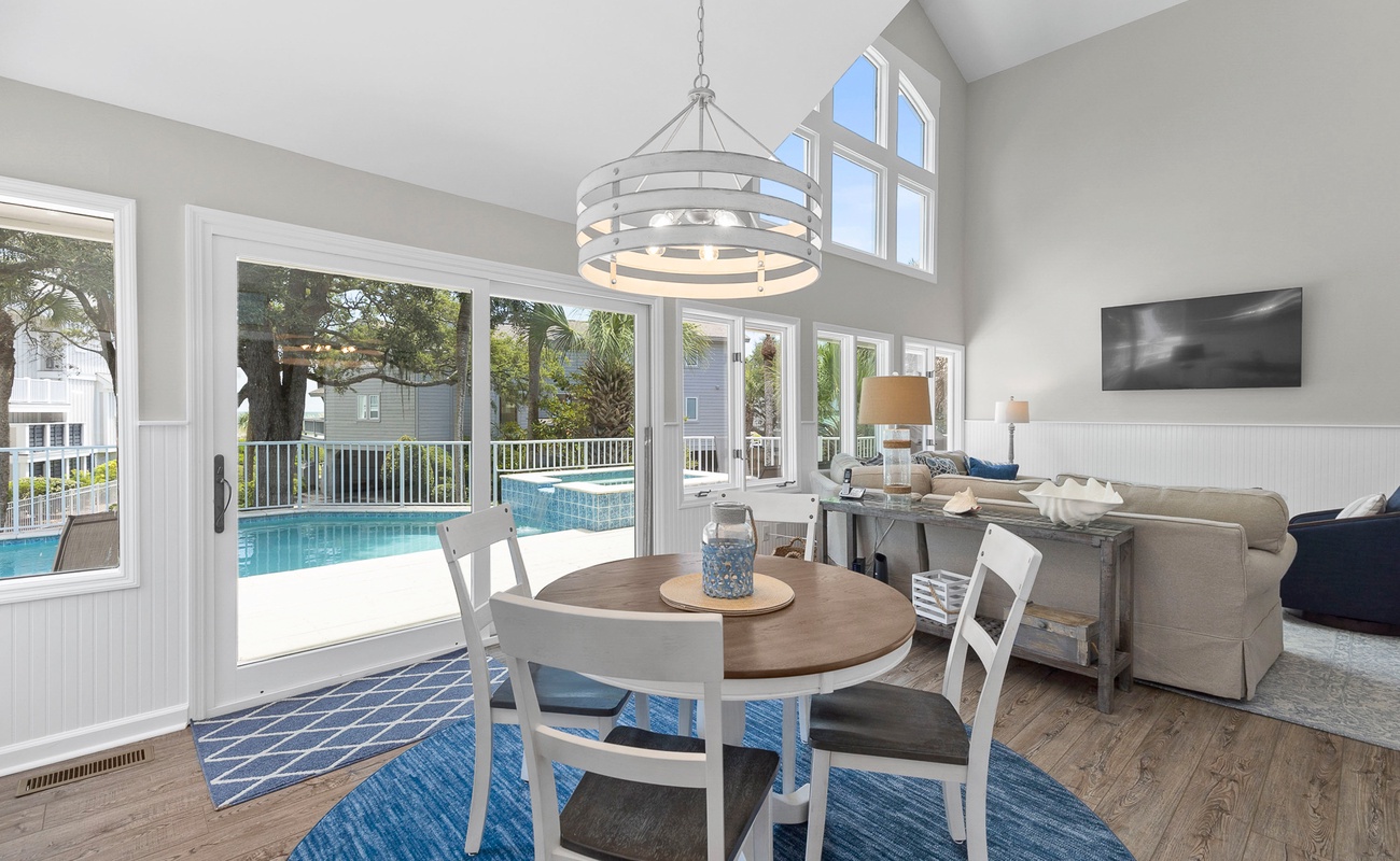 Game Table in Living Room