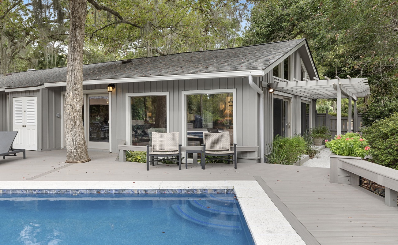 Pool Deck and Backyard Oasis