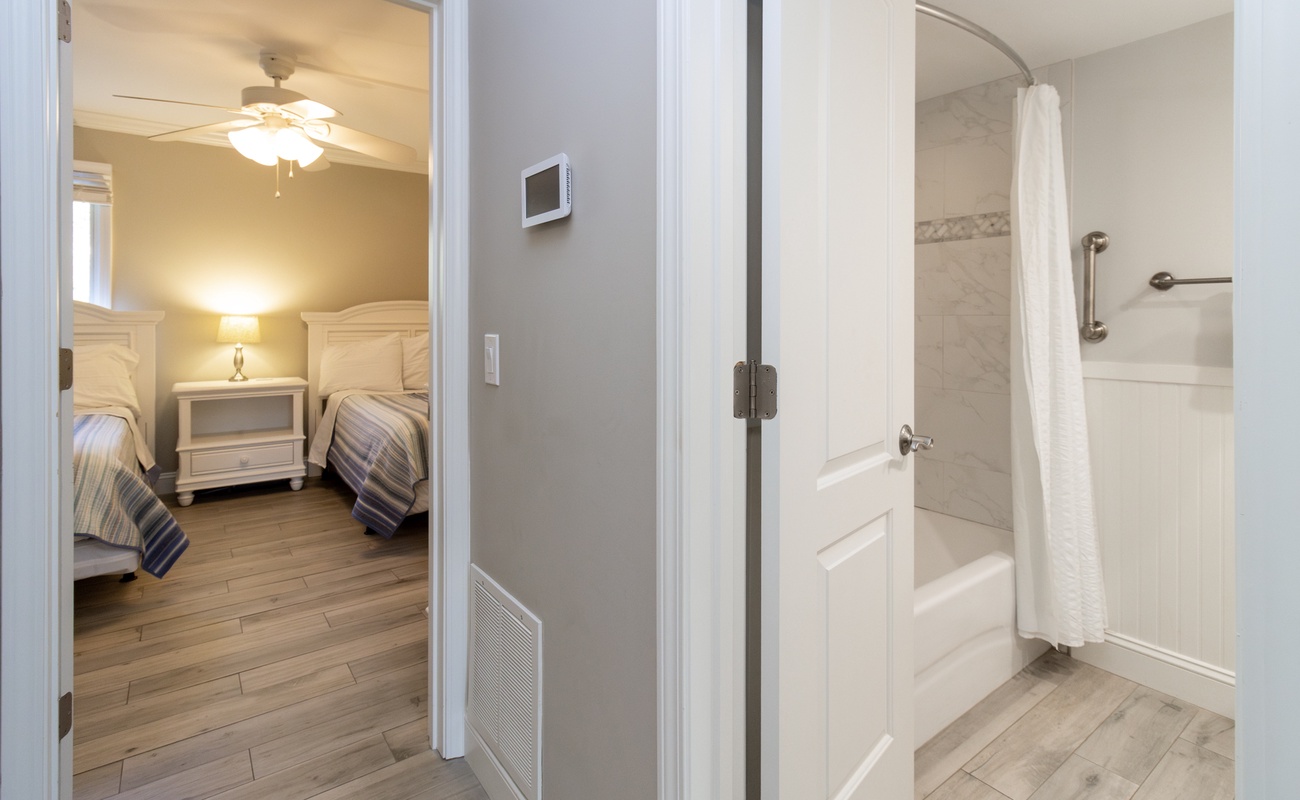Upstairs Bathroom and Guest Bedroom