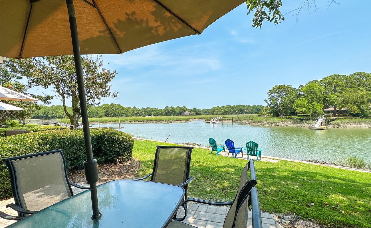 Patio with Lagoon View
