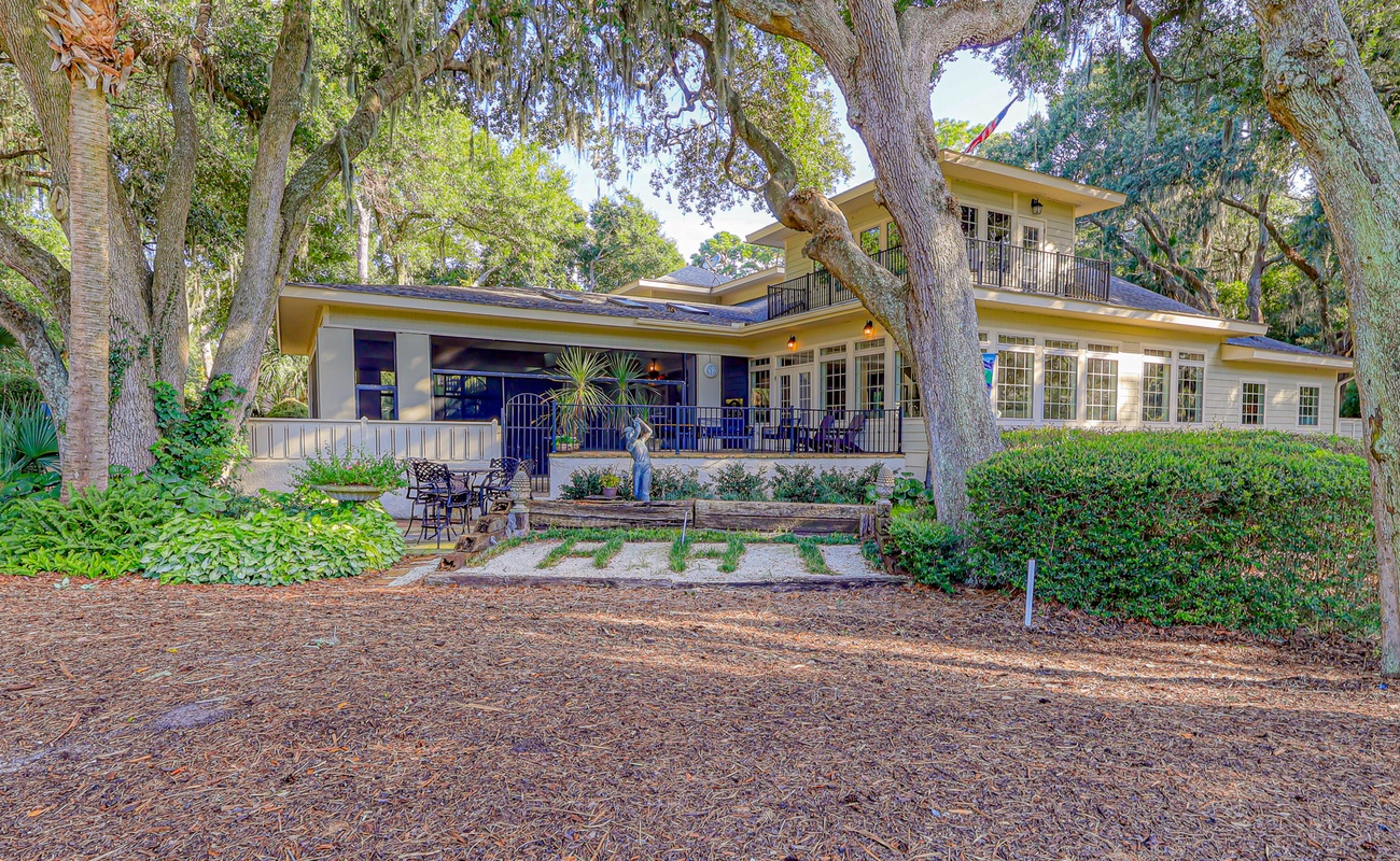 Rear Exterior View of Home