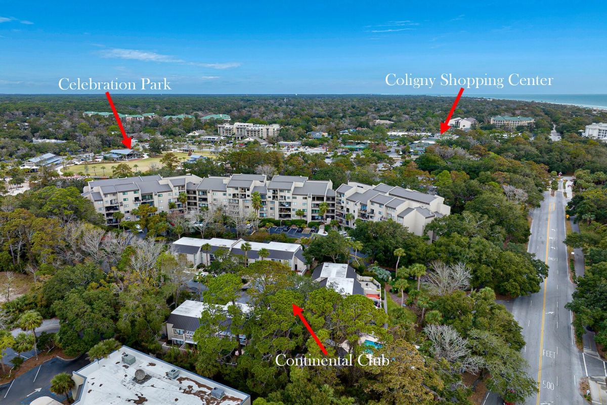 Aerial of Continental Club