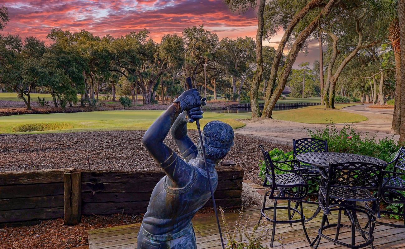 Patio View of 14th Hole on Harbour Town Golf Links