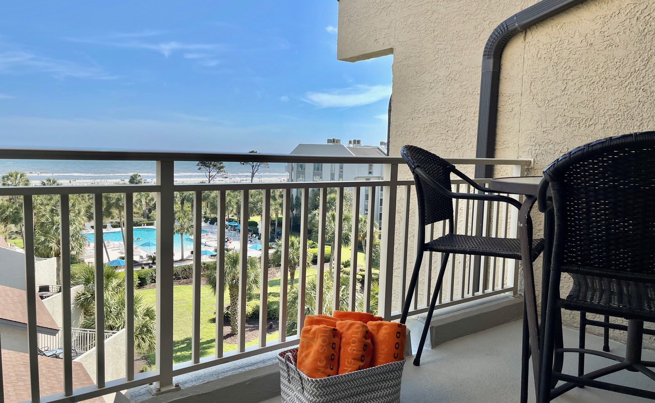 Balcony Shared by Primary Suite and Living Area