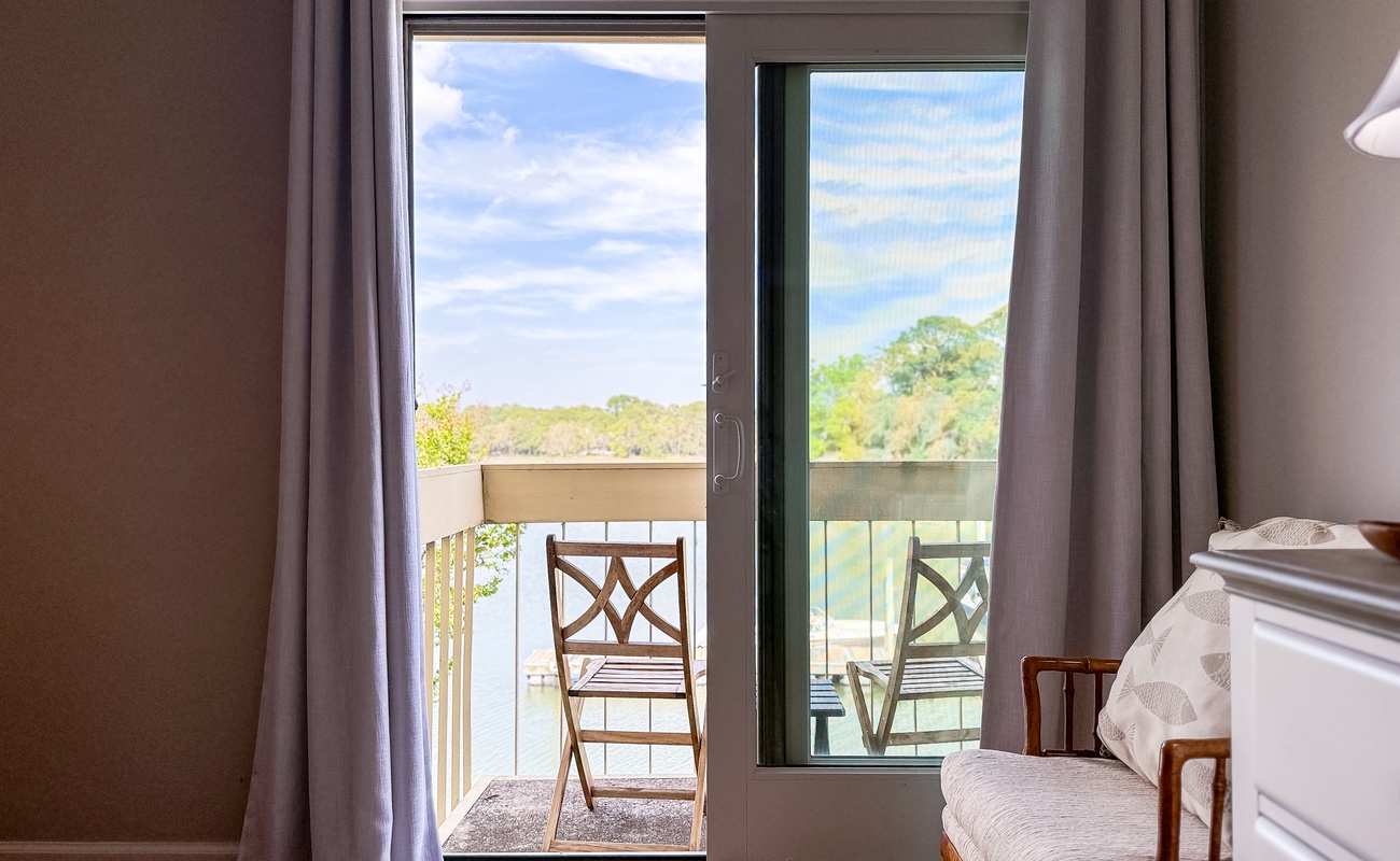 Primary Suite with Balcony & Lagoon Views