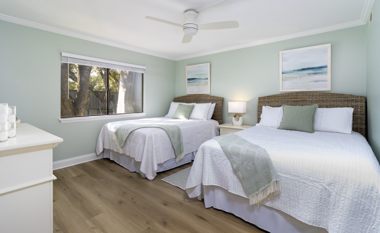 Guest Bedroom with Two Queen Beds