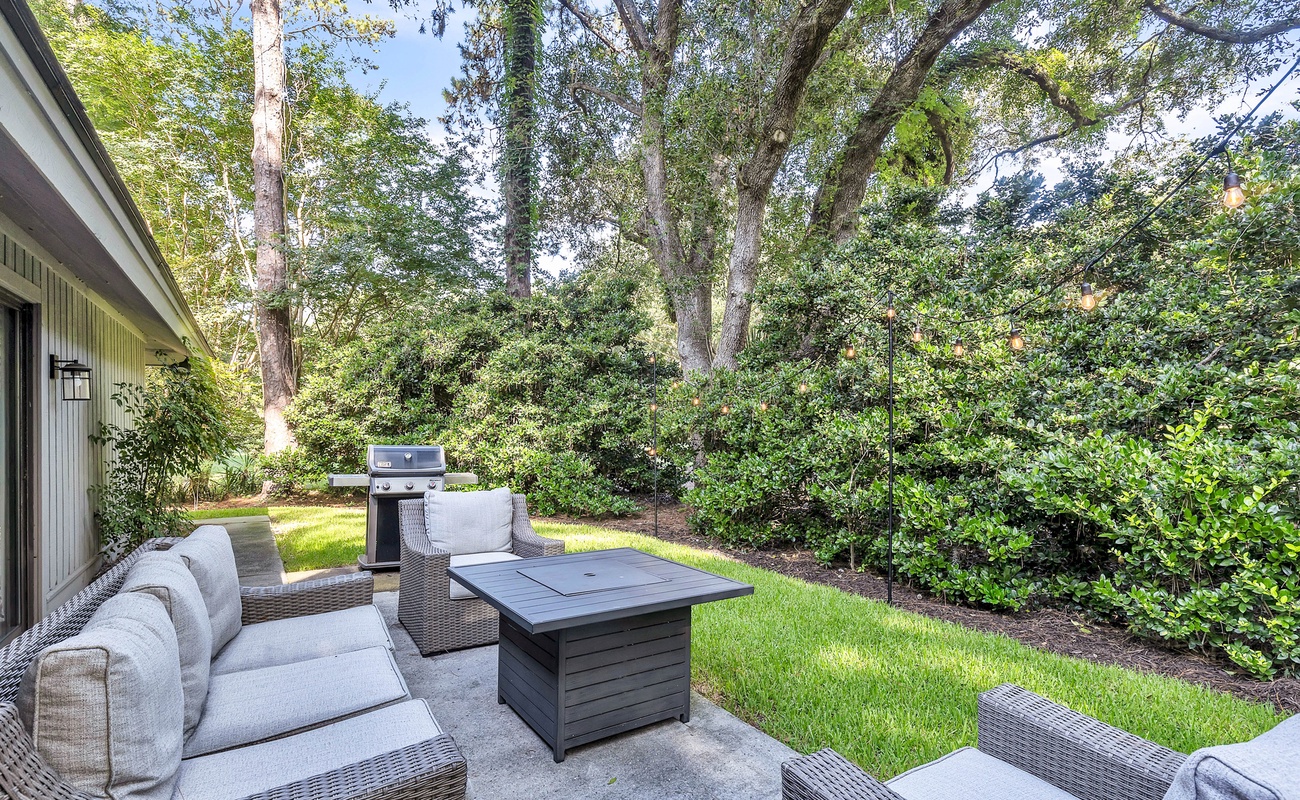 Private Patio Overlooking Golf Course
