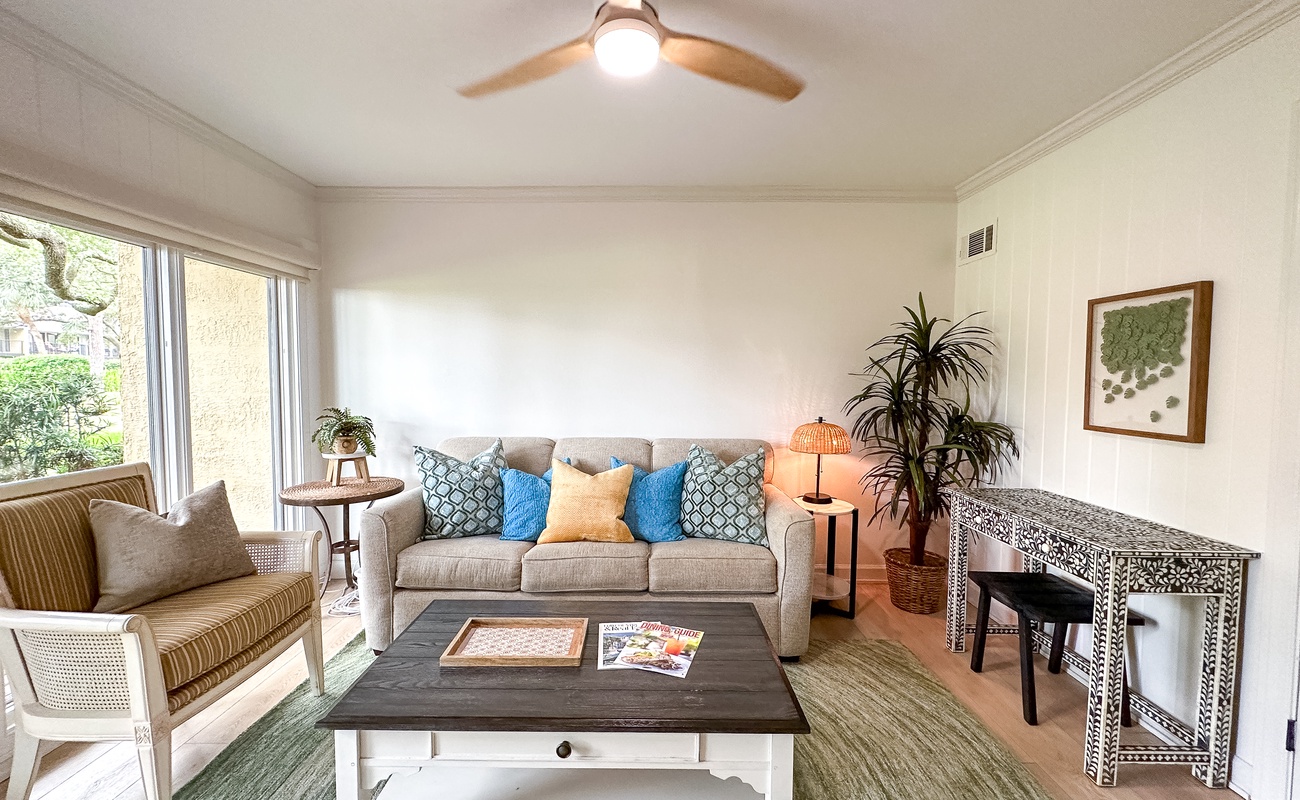 Den with Direct Patio Access