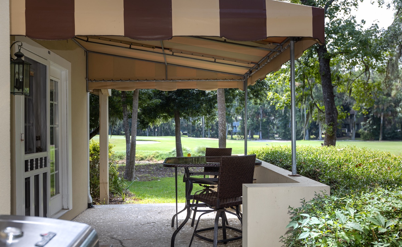 Seating for Two on the Patio