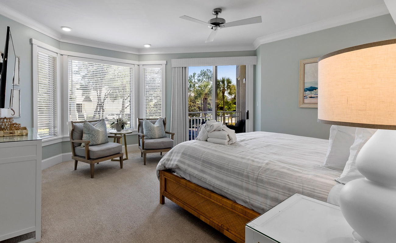 Primary Suite with Balcony (Right Side of Villa)