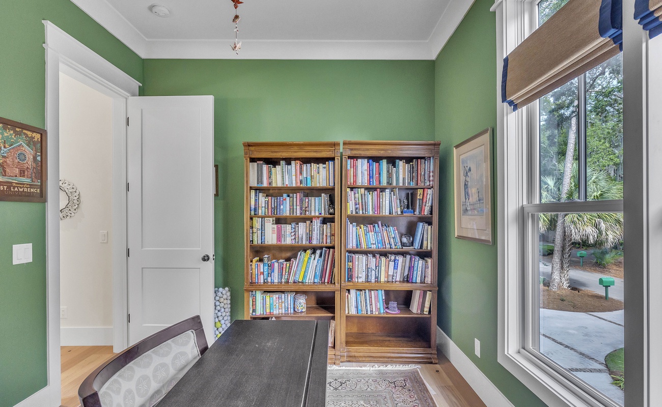 Main Floor Office with Queen Murphy Bed