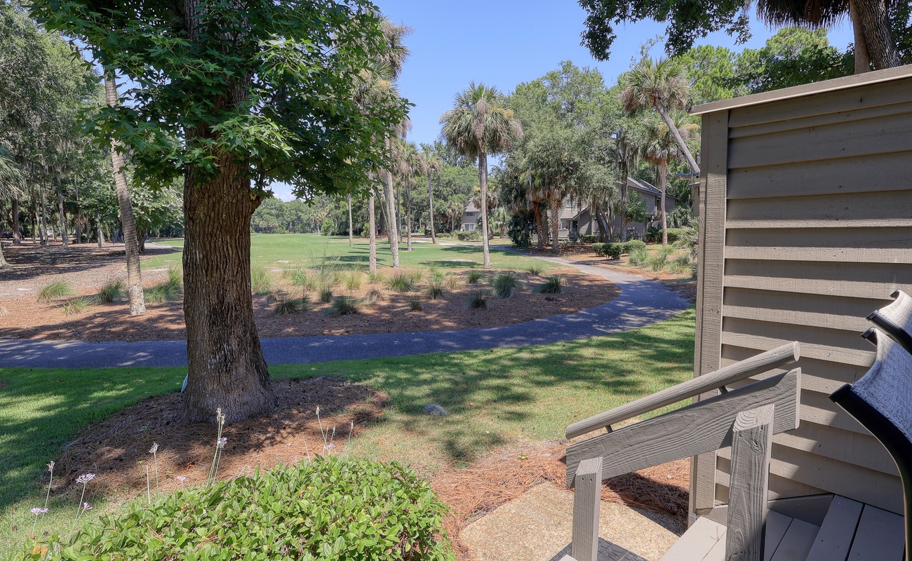 Deck with Golf Course Views