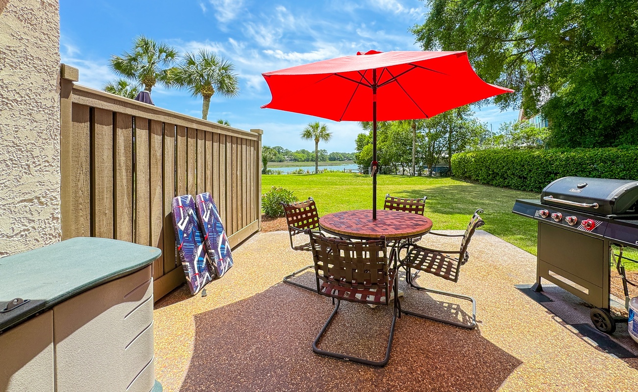 Patio with Braddock Cove Views