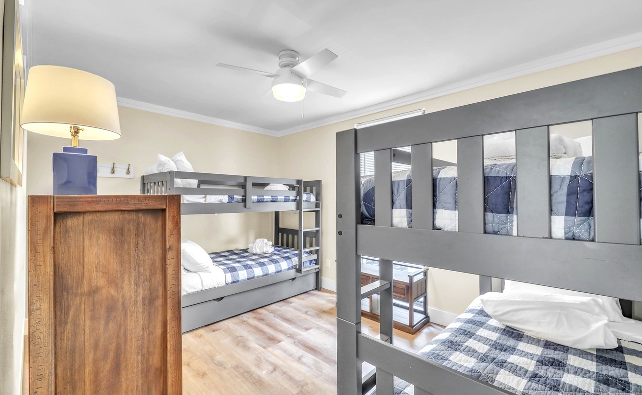 Guest Bedroom with Double Twin Bunk Beds (2nd Floor)