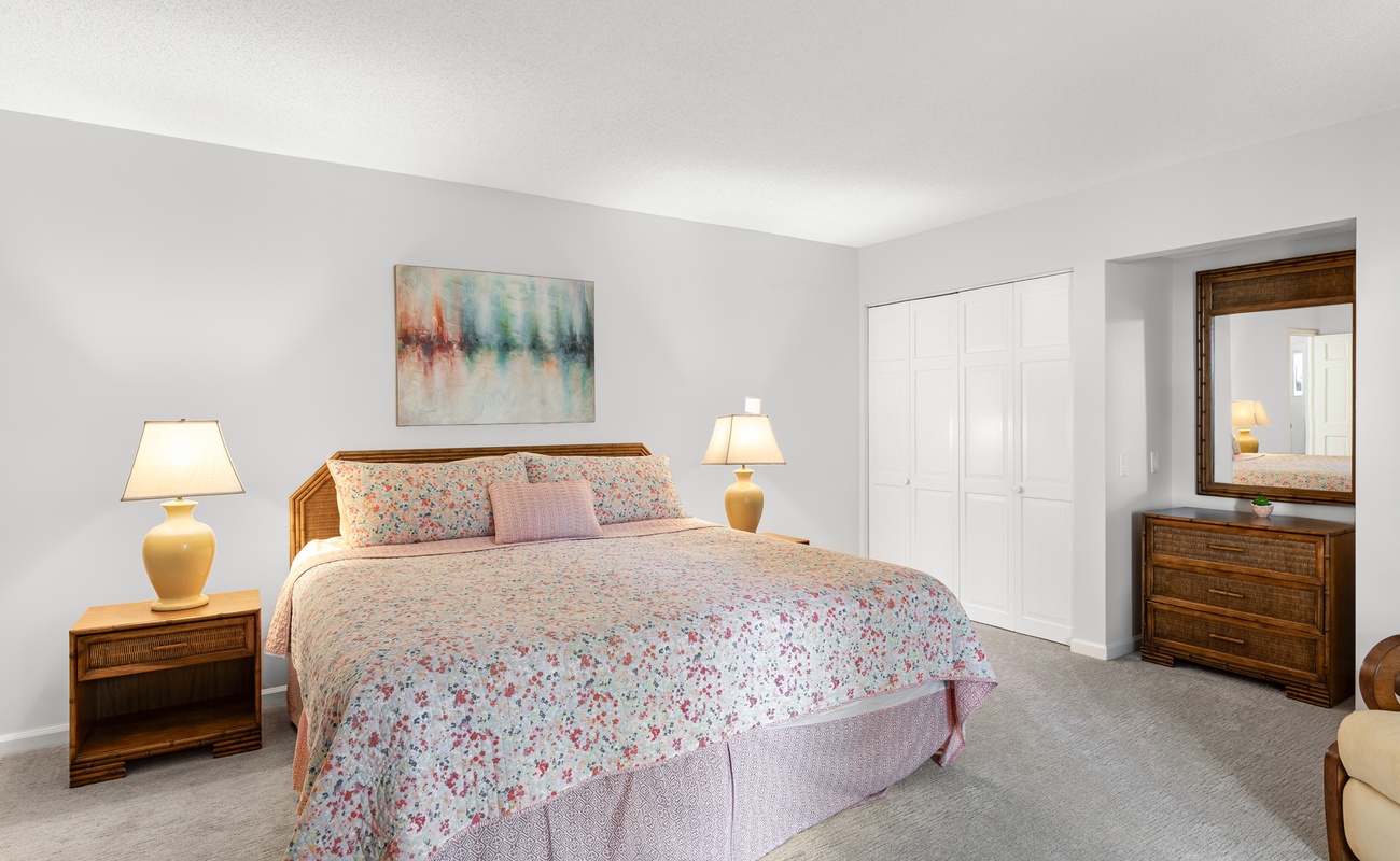 Guest Bedroom with King Bed