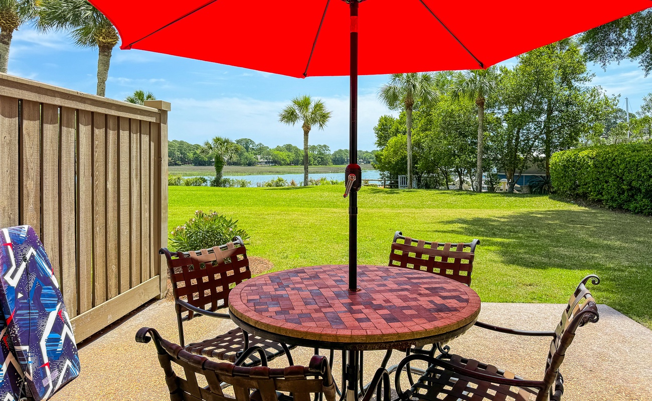 Patio with Braddock Cove Views